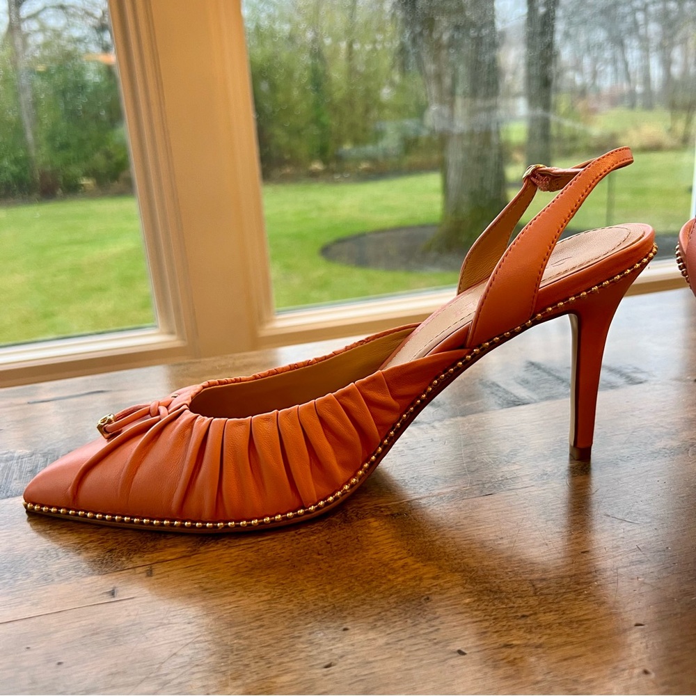 Coach Wionna Slingback Pump Candy Pink Size 11 - Picture 2 of 7
